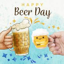 Positive Energy Crochet Beer Gift Set With Inspirational Card, Handmade To Spread Uplifting Mood And Relieve Stress, Cute Birthday Or Office Desk Decor - Multicolor - View 2