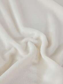 2/3件套乳白色天鹅绒床笠套装，温暖柔软，纯色绒面床笠床罩套装，尺寸可选：特大号、大号、标准双人床、单人床，奢华超柔软舒适底布，11.8英寸深口袋设计，适合秋冬春季使用，包含1个床笠和1/2个枕套。 - 奶油白 - 查看 8