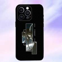 Custodia per telefono compatibile con 16, 15, 14, 13, 12, 11 Plus, Pro Max, XS, X, XR, SE, Mini, 8, 7, in morbido silicone nero, compatibile con custodia per iPhone 17, custodia per iPhone 17 Pro, custodia per iPhone 17 Pro Max, con motivo anime di Ulquiorra Cifer