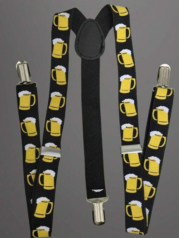 Bretelle regolabili per uomo, motivo a quadri di diamanti, adatte per abbigliamento formale da lavoro, ferma-camicia, pantaloni con vita elastica, unisex, autunno/inverno, design multipli