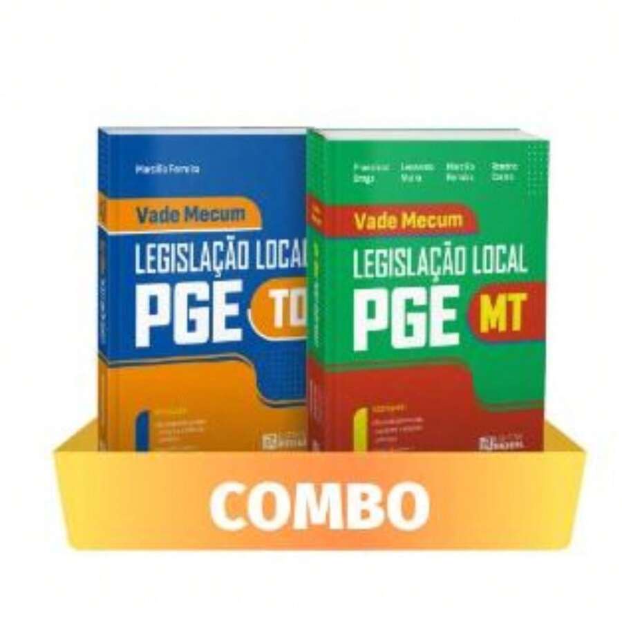 Combo: Vade Mecum Legislação Local PGE - MT e TO