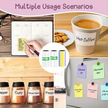 Colorful Paper Label Rolls And White Paper Rolls (50*15mm And 50*30mm) - Continuous Printing Paper For Printable Wrapping, Document Classification, Promotional Labels, Product Labels, DIY Crafts, And Classification Marking Notes