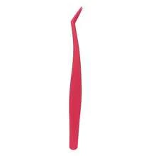 Upgraded Non-Stick Eyelash Tweezers, Glue-Free, Recommended By Makeup Artists For Beginners - Red - View 4
