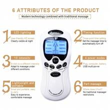 Dual Output 8 Modes 15 Levels TENS EMS Muscle Stimulator Massager