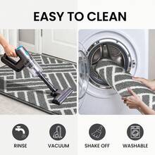 Sour Lemon Waterproof All-Season Doormat, Low Profile Indoor Outdoor Door Mats, Easy Clean Patio Mat, Dirt Trapping Outdoor Welcome Mats, Non-Slip Outdoor Indoor Entrance - Patio, Porch, Stain And Fade Resistant - Xám - Xem 6