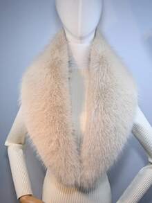 1 chiếc áo khoác cổ shawl bồng bềnh, thời trang dành cho nữ mùa thu/đông, thích hợp mặc đi biển, đi nghỉ mát. - Nhiều màu - Xem 7