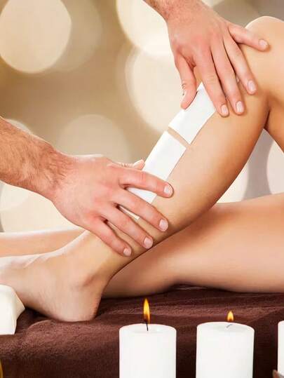 100 Stücke Haarentfernungswachsstreifen, Einweg-Haarentfernungswachspapiere, Wachsstreifen aus Wachspapier für die Haarentfernung