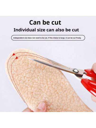 4pcs Warm Insoles - Unisex Winter Warm Insoles, Thickened Soft Sole Heel Protection Pad, Ideal For Christmas And Thanksgiving, Perfect For Christmas, Thanksgiving