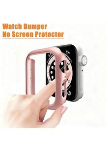 2 pièces Étuis de protection de montre à coque dure transparente, compatibles avec les tailles d' 38 mm, 39 mm, 40 mm, 41 mm, 42 mm, 44 mm, 45 mm, 46 mm, résistants aux chocs et - Transparent - Voir 5