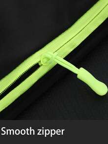 Borsetă de alergare pentru femei cu compartiment pentru telefon - Centură de alergare respirabilă, Capacitate mare, Compartimente multiple pentru telefon și alte obiecte esențiale, Potrivită pentru drumeții, călătorii, sală de sport - Curea reglabilă, Compartimente cu fermoar, Negru, Echipament de drumeție, Echipament de alergare, Design minimalist, Material respirabil - Multicolor - Vizualizare 7