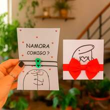 Flork Couple Glow In The Dark Dating Proposal Bracelet Kit - Đỏ - Xem 1