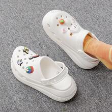 Hollow Out Clogs Unisex Puff Clogs 2026 Spring New Outdoor Casual Fashion Platform Slip-On Sandals 207521-100 - White - View 3