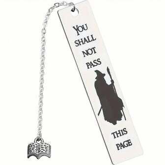 1pc You Shall Not Pass This Page Bookmark Bookish Gift For Fans Bookworm Bookmark Gift Back To School