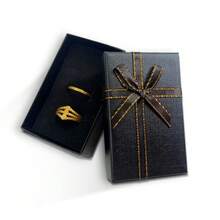 Compact & Elegant Jewelry Gift Box, Suitable For Rings, Necklaces, Earrings And Bracelets, Surprise Christmas Gift Box, Wholesale Packaging, Comes With Bow, Ombre Design, Lidded, Ideal For Office And Home Use