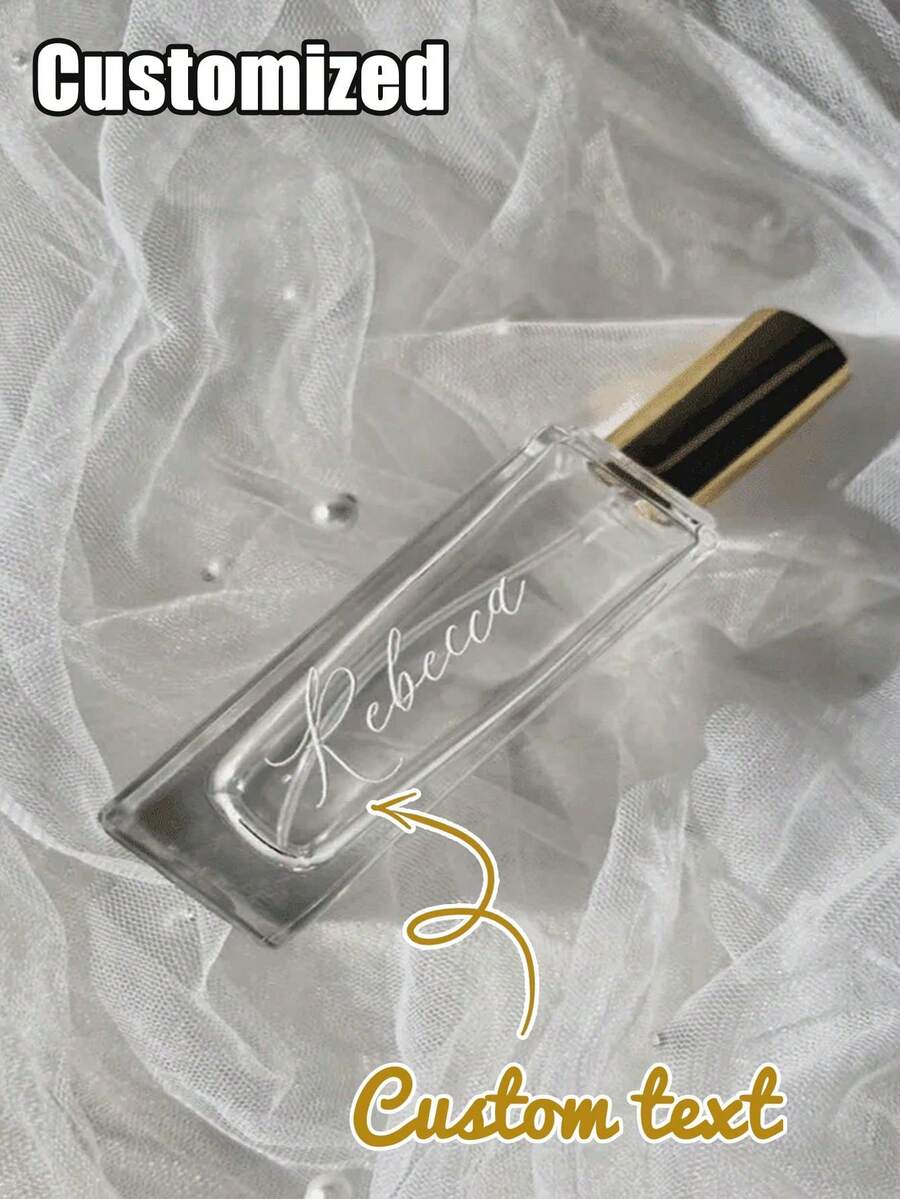 定制个性化香水瓶,玻璃香水小样瓶,新娘,新娘母亲,派对礼物,伴娘礼物,伴娘邀请函,个性化香水,用途广泛,装饰性强,可雕刻,优雅,时尚,复古,独特,定制,个性化,送给她的理想礼物,女朋友,她,美容化妆品,可填充旅行喷雾器 - 15ml - 查看 1