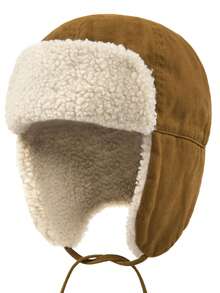 1PC Toddler Kids Solid Thermal Lined Ear Flaps Warm Trapper Hat Sporty Outdoor Winter - 1PC - View 20