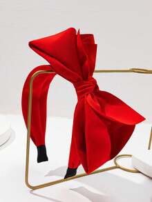 1 chiếc băng đô cài tóc hai lớp màu đỏ trơn có gân dành cho nữ, kiểu dáng thanh lịch, ngọt ngào, thích hợp đi học, mặc hàng ngày, mọi mùa, phù hợp cho mùa tựu trường. Ngoài ra còn có các màu khác như: băng đô cài tóc hai lớp màu đen trơn có gân, băng đô cài tóc hai lớp màu cà phê/hồng trơn có gân, băng đô cài tóc hai lớp họa tiết da báo có gân, phụ kiện tóc cho nữ. - Đỏ - Xem 8