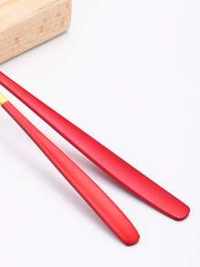 4/16/24pcs Stainless Steel Square Handle Steak Knife Fork Spoon Cutlery Set, With Christmas Gift Box For Home Kitchen, Dining, Hotel, Wedding