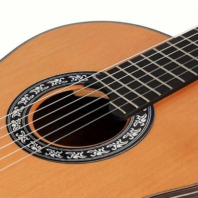 Guitar Parts PVC Material Soundhole Sound Hole Rosette For Acoustic Guitar Parts/Inside Diameter:94MM/104MM 3.7In/4.1In Suitable For Acoustic Guitar Accessories