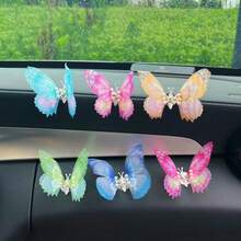 3 Stück bewegliche Schmetterling Auto Dekoration, kreative Lüftungsöffnung Dekorationszubehör