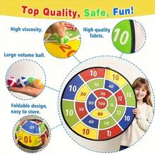 29" Large Dart Board For Kids, Kids Dart Board With Sticky Balls, Boys ToyS,Indoor/SportOutdoor Fun Party Play Game Toys, Birthday Gifts For 3 4 5 6 7 8 9 10 1112 YearOldBoys Girls - Multicolor - View 8