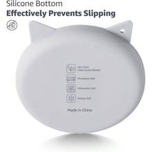 Silicone Slow Feeder Dog Bowls, Interactive Puzzle Pets DryWet Food Training, Keeps Dogs Cats Busy, Prevents Puppy Overeating 0.8 Cup - 0.8杯+灰色 - 查看 6