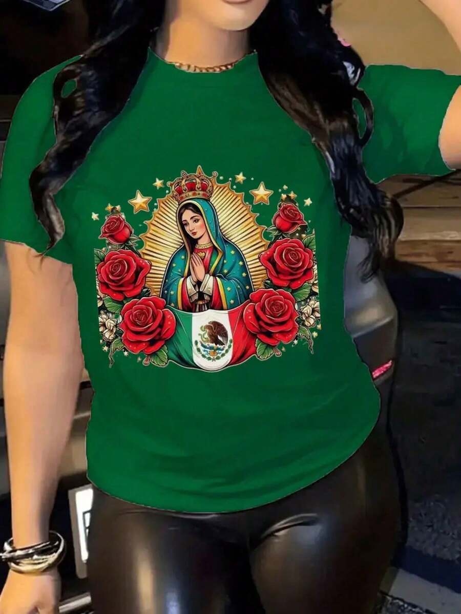 Women T-Shirts - Green - View 1
