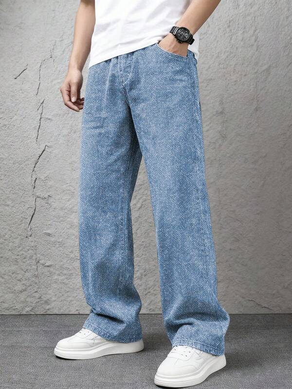 1pc Boys & Teens Casual Loose Fit Straight Leg Pants, Suitable For Outdoor Sports & Exercise, Solid Color, Suitable For Spring, Summer, Autumn, Winter