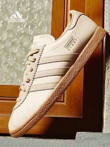 Adidas Originals Stadt 休闲薄底低帮滑板鞋，男女通用，棕色 - 棕色 - 查看 2