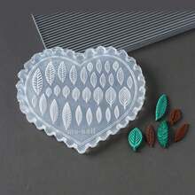 1PC Spring Flower Silicone Nail Mold, Tulip, Orchid And Leaf Pattern, Flower, Star, Mushroom Heart-Shaped Silicone Nail Mold - Suitable For UV Gel Resin Decoration, DIY Salon Quality Nail Products, DIY Nail Decoration Hand Tools, Carving Mold, Gel Printing Template, Nail Carving, 6 Different Styles To Choose From ﻿