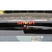 1PC Adhesivo de Luz de Freno de Coche de Fibra de Carbono Alta Luminosidad Cubierta Decorativa de Freno Para Smart Fortwo Forfour 2004-2014 - 1 - Ver 5