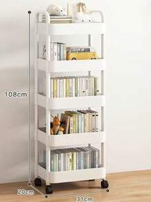 这款时尚的3/4/5层滚动式储物推车节省空间、易于移动且容量大。作为节日礼物,它可以高效地整理和存放零食、书籍、玩具、装饰品、化妆品和日常用品。多层设计使其易于移动,适用于卧室、浴室、厨房、宿舍入口、客厅等场所。节省空间。 - 彩色 - 查看 4