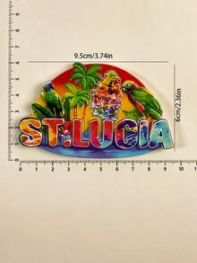 Imán de nevera con diseño 3D estéreo de recuerdo de viaje a América, decoración del hogar