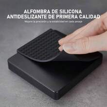 Bscula de Caf con temporizador, Bscula Digital Precisa para cocina y alimentos, puede pesar 0.1g - 3 Kg Unidades g, oz, ml, Adecuada para verter caf, espresso, goteo de caf, hornear, cocinar - inicial - Ver 7