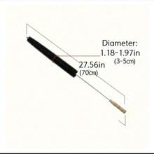 1 Piece Of Washer & Dryer Vent Cleaning Brush With A Long Flexible Rod And Spiral Bristles - Collect Dust, Remove Detergent Residue, Prevent Blockage, Maintain Equipment Efficiency, Washing Machine Cleaning Tool, Tidy Up The Lint Trap, Ergonomic Handle Design, Sturdy Handle Structure - Multicolor - View 4