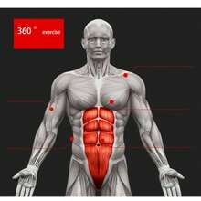 Pro Heavy-Duty Abs Roller Exercise Wheel - Intense Abdominal Core Strength Training - Red - View 8