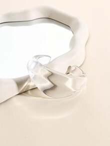 1pc Women's Fashion Open Bangle Bracelet, New Personalized Candy Color Resin Bracelet Jewelry Gift, Suitable For Women, Students, Girls For Daily Matching, Party, Banquet, Travel