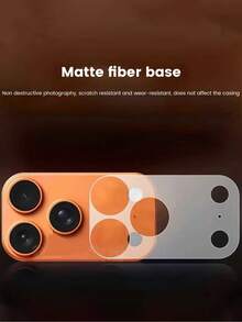 2 件适用于 17 Pro Max/17 Pro/17 Air 的磨砂镜头膜，手机配件，简约设计，透明薄膜，耐用，保护层，相机镜头，防刮，不会影响手机壳