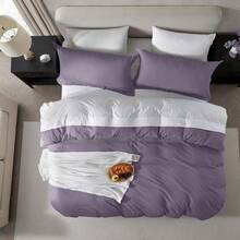 Soft Prewashed California King Duvet Cover Set, 3 Piece, Zipper Closure, 104x98 Inches Duvet Cover And 2 Pillow Shams - No Comforter,  In 2025 - 灰紫色(無被子) - 查看 4