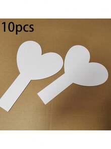 10 Pieces Dry Erase Answer Paddles Handheld Double Sided Paddles Mini White Boards Small White Board Dry Erase Signs Auction Paddles For Students Classroom Voting Games - Multicolor - View 11