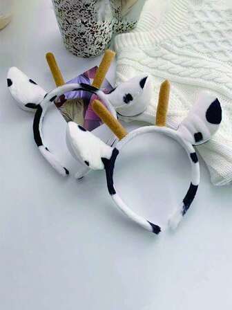 1 Stück süßes Tier Design Polyester Haarreif für Frauen, geeignet für Frühling, Sommer, Herbst, Winter, Haarband, Diadema