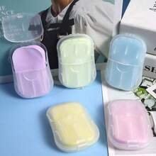 50 miếng/hộp, khăn giấy rửa tay di động, 5 màu, khăn giấy rửa tay mini dùng một lần khi đi du lịch, đồ dùng thiết yếu ngoài trời, phụ kiện phòng tắm, dụng cụ phòng tắm - Nhiều màu - Xem 4