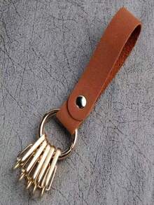 1pc Metal Keychain, Niche Universal Key Organizer, Quick Release Classic Carabiner, Multi-Color Open Hook, Micro Spring Clip, Suitable For Backpack, 5 Hanging Hooks Per Keychain, Small Multi-Purpose Carabiner, For Indoor And Outdoor Use