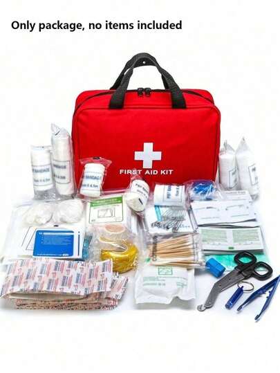 Portable First Aid Kit, Outdoor Emergency Supplies Bag: Compact First Aid Bag For Outdoor Adventure, Travel, Camping! Portable Medical Pouch, Emergency Trauma Kit, Suitable For Travel, Home, Survival Supplies, Medicine Organizer Bag, Travel First Aid Kit (Small Zipper Bag Random Delivery)