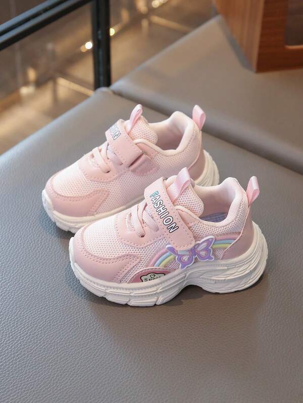 1 Pair Kids Spring/Autumn New Breathable Sports Shoes, Lightweight Toddler Casual Sneakers For Boys & Girls