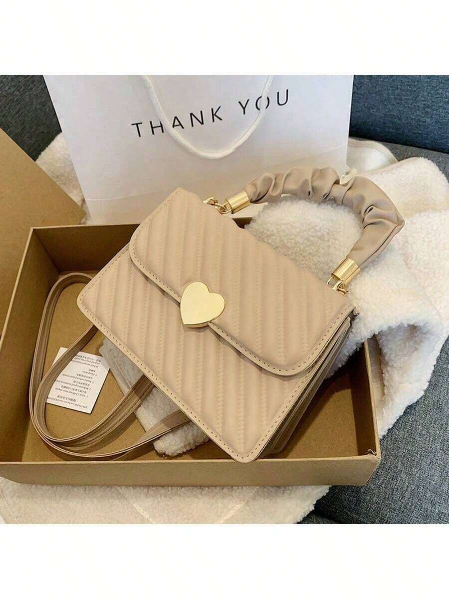 Fashionable And Elegant One-Shoulder Handbag For Women - Khaki - View 1