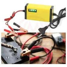 12V Automotive And Motorcycle Battery Charger 300Ah Smart Portable And Slow Charge 2A - Yellow - View 3
