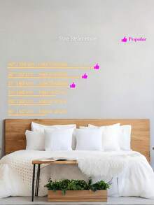 Multiple Brightness Personalised Double Heart LED Neon Sign-USB Powered Customizable Wall Decor Light With Adjustable Brightness & Button Control, Romantic Home Decor, Perfect For Wall Decor - Baby Pink - View 6