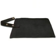 Pure Color Pen Pencil Wrap Pencils Roll HolderSimple Retro Style Pen Pouch Bag Coloring Pencils Organizer Holder Colored Pen Paint Brush Storage Pouch Black One Size