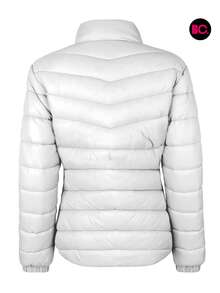 Chamarra Para Dama Casual Acolchada Capitonada De Moda - Blanco - Ver 5